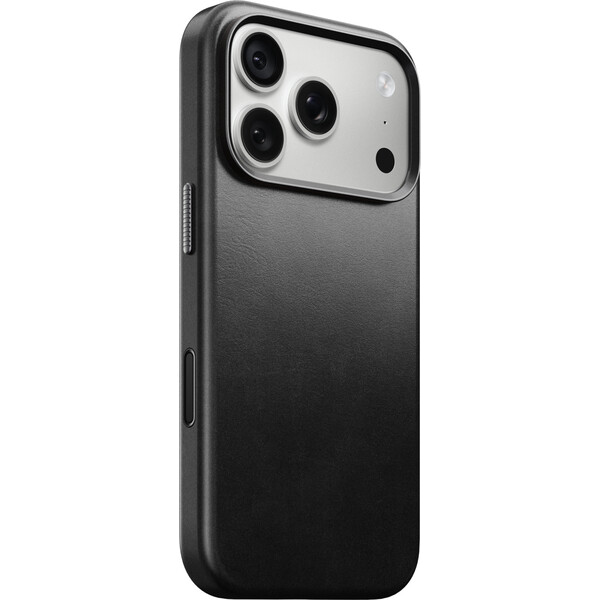 Nomad Traditional Leather (Horween) MagSafe kožený kryt iPhone 18 Pro Black