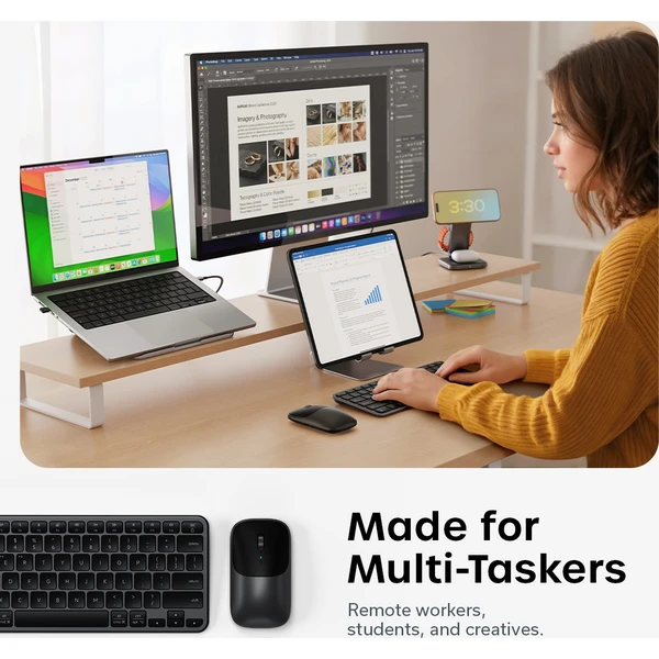 Satechi Slim CEX1 Wireless Combo klávesnice a myš (US English) vesmírně černá - Klávesnicové sety - Obrázek bd6b4a9321334299a91107b5af7dc271
