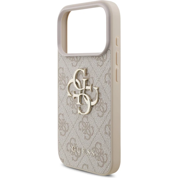 Guess PU 4G Metal Logo Strap kryt iPhone 17 Pro růžový - Pouzdra - Obrázek bd73427fa0fd4915b219d5accf0e5c5e