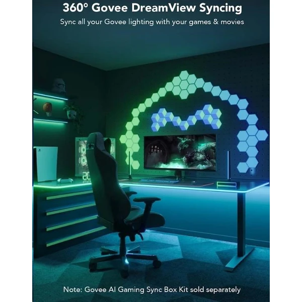 Govee Neon LED podsvícení pod stůl, 3m - Chytrá osvětlení - Obrázek bd75cdf916c04bc28c75cd76b4e52f33