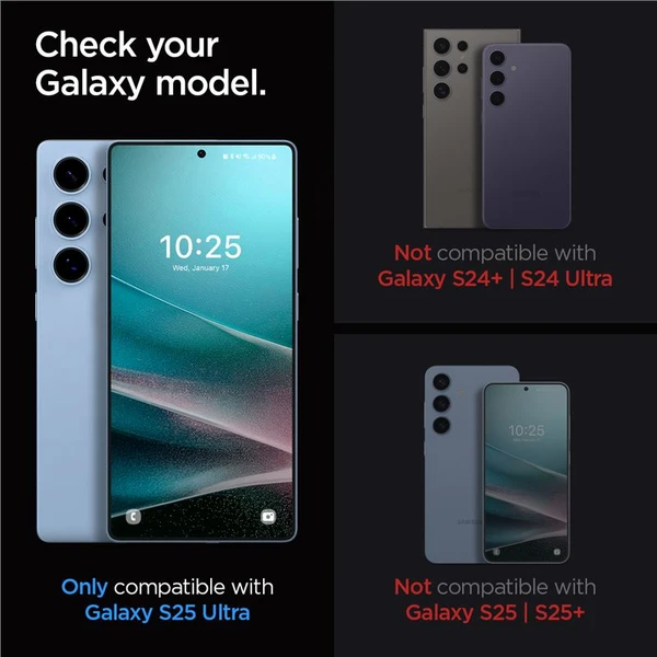 Spigen Glass tR EZ Fit HD (Privacy) tvrzené sklo Samsung Galaxy S25 Ultra (2 ks) - Ochranné folie a skla - Obrázek bd783b8a929a485ba54015dc7e53a563