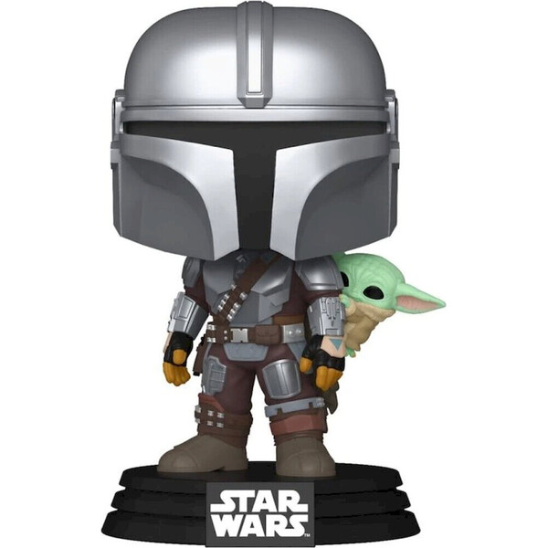 Funko POP! #818 Star Wars: Mandalorian - The Mandalorian with Grogu