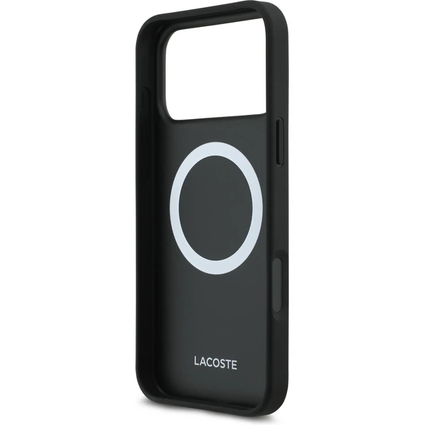 Lacoste Iconic Petit Pique MagSafe kryt + peněženka iPhone 17 Pro Max černý - Pouzdra - Obrázek bd92b280fa2e4aa6b2f7733e8b5af453