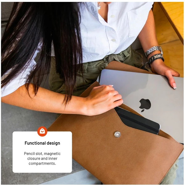 FIXED Siena pouzdro pro notebooky do 15,3" tmavě zelené - Pouzdra - Obrázek bdacee32585c4c2fa8eebfb0299c01a3