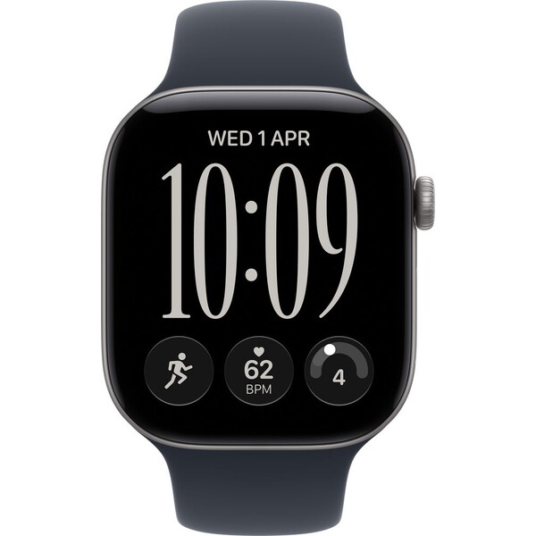Apple Watch Series 12 Cellular (42mm) Vesmírně šedý hliník s námořnicky modrým sportovním řemínkem S - Chytré hodinky - Obrázek bdb6233b0c9c4174979a02df2b79e65c