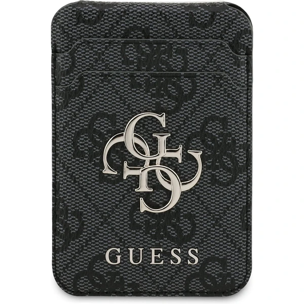 Guess 4G Metal Logo MagSafe Cardslot peněženka se stojanem černá - Peněženky - Obrázek bde44c8dc9ec4f73a7f15b27e5f894a4