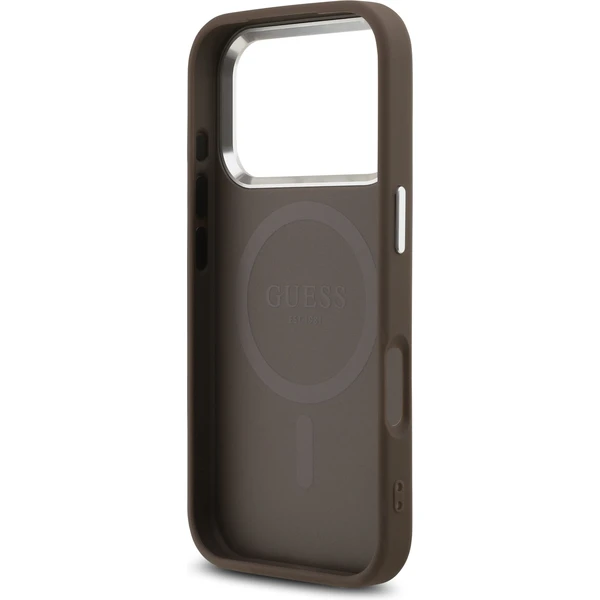Guess 4G MagSafe kryt iPhone 17 Pro hnědý - Pouzdra - Obrázek be0372885c944558bd2d7a3a339754e7