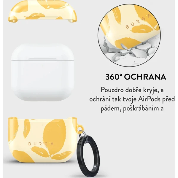 Burga pouzdro pro Airpods 4 Lemon Tart - Pouzdra - Obrázek be225a18a7864cd693e97754b37316b7