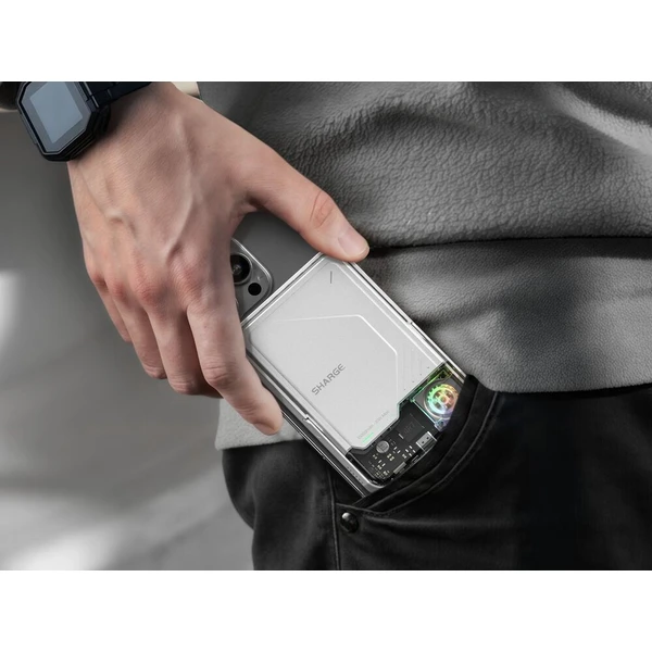 SHARGE IceMag 2 Qi2/MagSafe powerbanka s aktivním chlazením šedá - Powerbanky - Obrázek be2d1b4dd8ff4733bb307ae96020633a