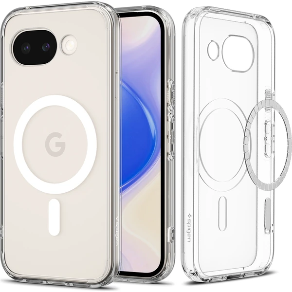 Spigen Ultra Hybrid MagSafe kryt Google Pixel 10a clear white