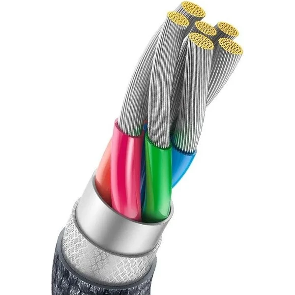 Baseus Crystal Shine USB-A/USB-C napájecí kabel 100W 1,2m černý - Kabely a redukce - Obrázek be531cd944cf453fa624b301e125782e