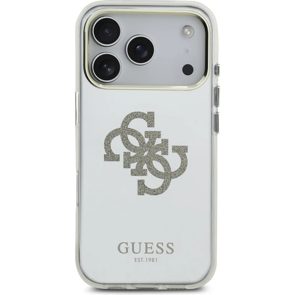Guess PC/TPU Mirror 4G Glitter Logo MagSafe kryt iPhone 17 Pro zlatý - Pouzdra - Obrázek be7e4b4a914642058d163e4df9858a06