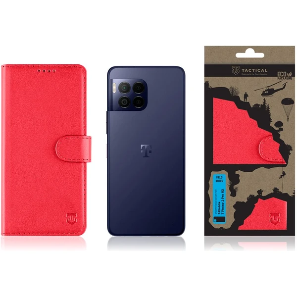 Tactical Field Notes pouzdro T-Mobile T Phone 2 Pro 5G pouzdro červené - Pouzdra - Obrázek be825998ee9a47a4bc4c7bb4d75a70d0