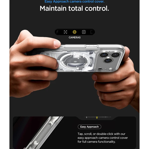Spigen Ultra Hybrid MagSafe kryt iPhone 18 Pro Max/17 Pro Max zero one white - Pouzdra - Obrázek bebfd78bfe0741b3ba7c8645a286e366
