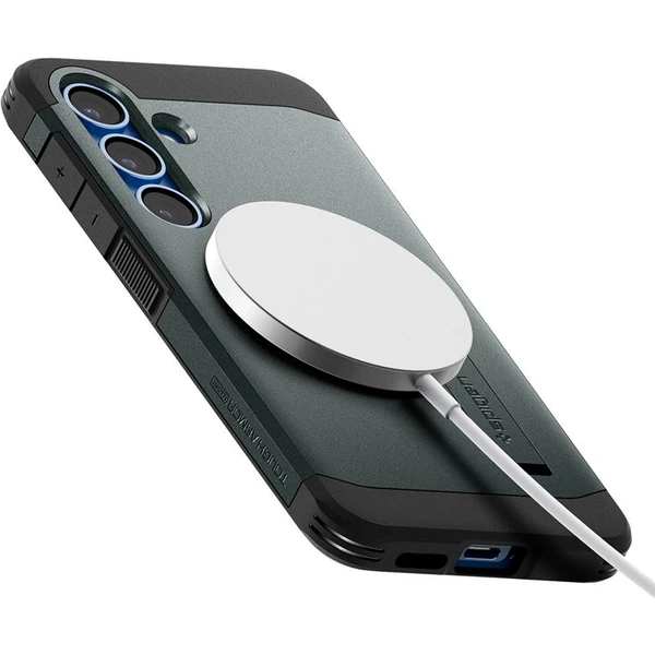 Spigen Tough Armor MagSafe kryt Samsung Galaxy S25+ zelený - Pouzdra - Obrázek bef7401279a0469987f69fa4905425f4