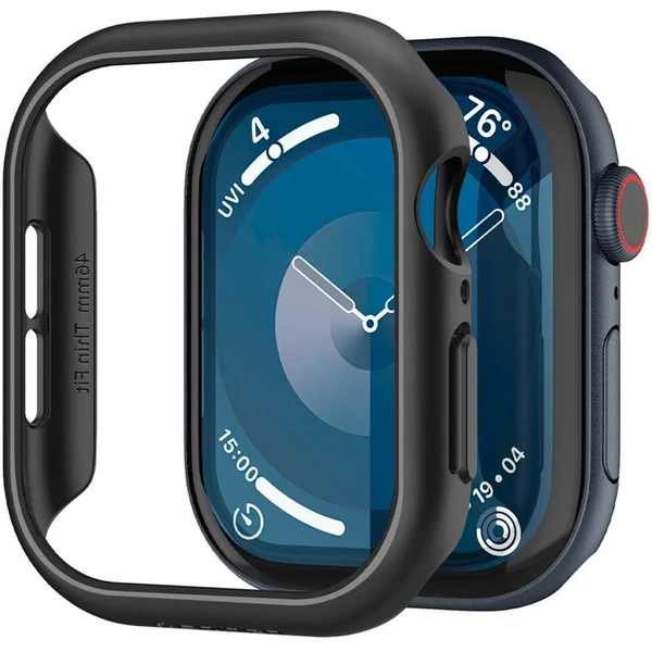 Spigen Thin Fit pouzdro Apple Watch 10/11 (46mm) černé - Pouzdra - Obrázek bf0600f339d44d83b3a41810492d8023