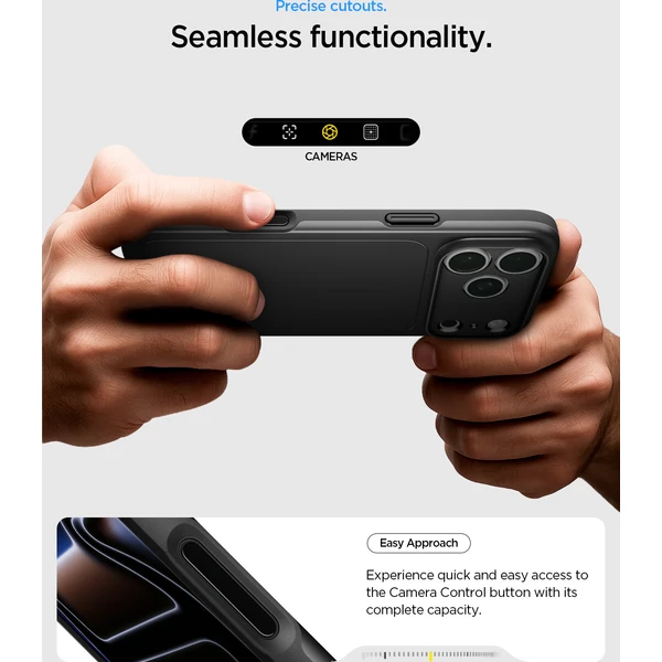 Spigen Thin Fit MagSafe kryt iPhone 18 Pro/17 Pro black - Pouzdra - Obrázek bf0dd7f18aba4078a844b020c745c9f1