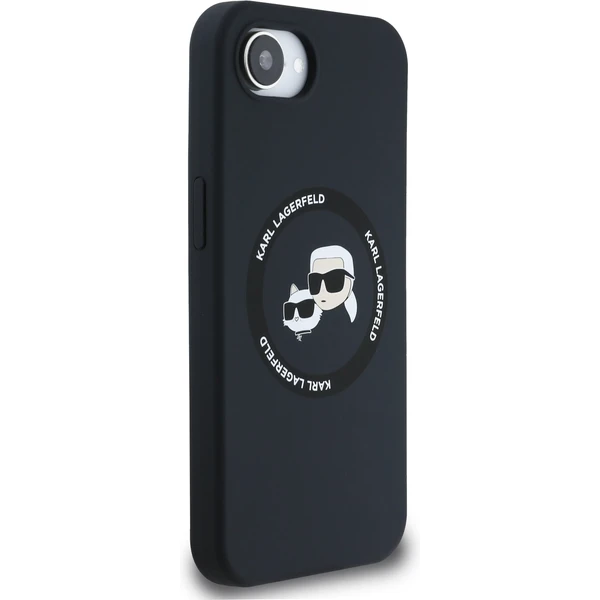 Karl Lagerfeld Liquid Silicone K&CH Heads MagSafe kryt iPhone 17e/16e černý - Pouzdra - Obrázek bf1e74df6b284fc2aeed73da23cf5465
