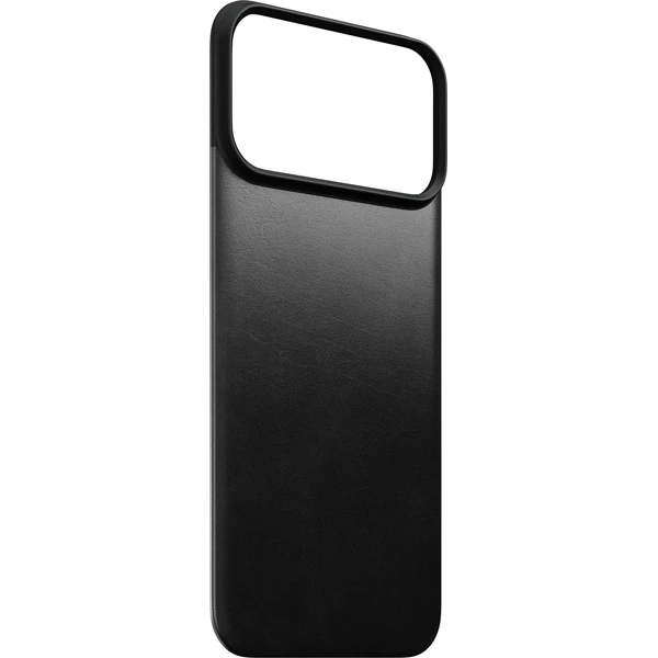 Nomad Magnetic Leather Back (Horween) MagSafe kožený kryt iPhone 17 Pro Max/18 Pro Max Black - Pouzdra - Obrázek bf27fb2955f04e5b978419a430e16072