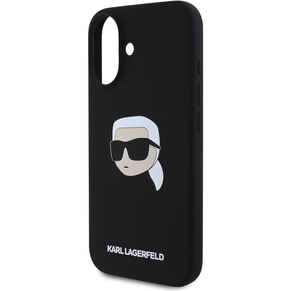 Karl Lagerfeld Liquid Silicone Karl Head MagSafe kryt iPhone 16 černý - Pouzdra - Obrázek bf2a9bf9d491489e83513ed4d5743eee