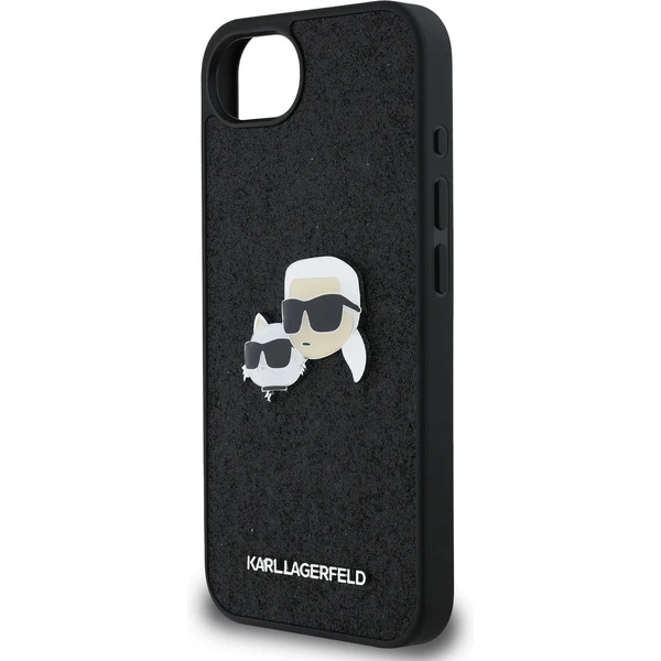 Karl Lagerfeld Fixed Glitter Metal K&CH kryt iPhone 17e/16e černý - Pouzdra - Obrázek bf512b8c778a44bab407c06fbfb10717