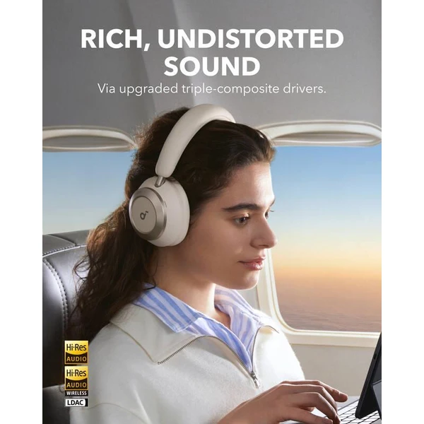 Anker Soundcore Space One Pro bluetooth sluchátka bílá - Sluchátka - Obrázek bf8212c5f2214b609e7119df4625e806