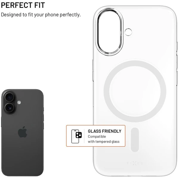FIXED MagShell ultratenký kryt s MagSafe Apple iPhone 17 čirý - Pouzdra - Obrázek bf823b93764f4f20b32c91208005970c