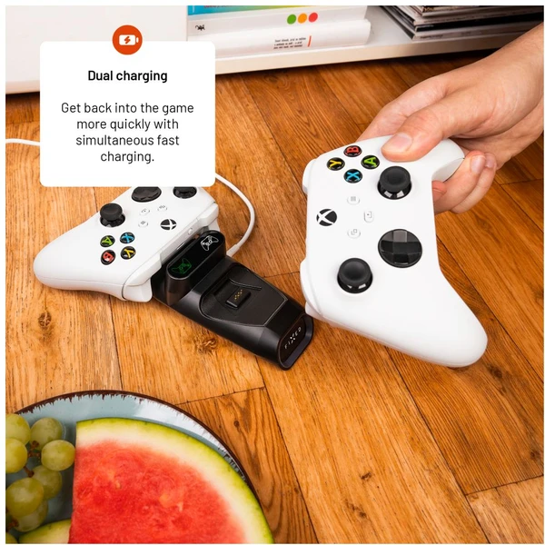 FIXED nabíjecí stanice pro ovladače k Xbox Series S, X a One, černá - Nabíječky - Obrázek bf9b9f86af354eeab327e3d28a44502e