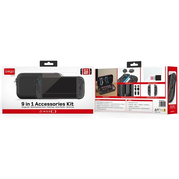iPega SW2194P 9v1 Sport Pack Slim sada pro Nintendo Switch 2 - Konzolové příslušenství - Obrázek bfb9a9424a724334a9233bfe985c1d46