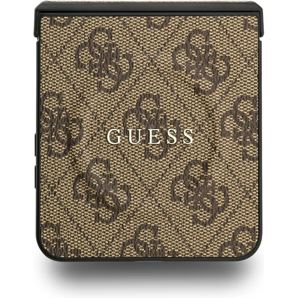 Guess PU Leather 4G Colored Ring Magnetic kryt Samsung Galaxy Z Flip 7 hnědý - Pouzdra - Obrázek bfc3d1e29a484599adc918d2f3fe3796