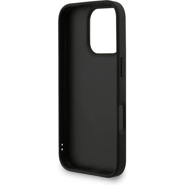 Guess PU 4G Metal Logo Strap kryt iPhone 16 Pro Max černý - Pouzdra - Obrázek bfcb7bad6cd14b8495fceab8cb498ff0
