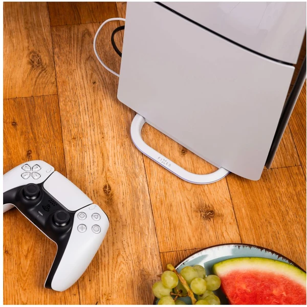 FIXED stojánek pro PlayStation 5/5 (Slim) a PlayStation 5 Pro s RGB LED bílý - Nabíječky - Obrázek c00d4a57417a4293b28ecc370357ccc2