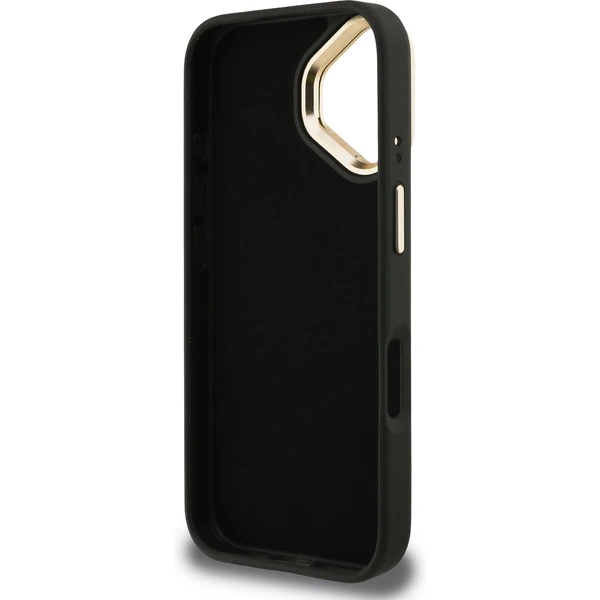 Guess PU 4G Metal Logo Stand Camera Frame kryt iPhone 16 černý - Pouzdra - Obrázek c01d137bda054d5392959d6aa0cbaaa7