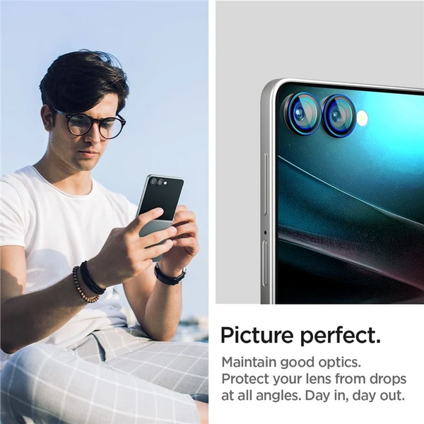 Spigen Glass tR EZ Fit Optik Pro HD sklo Samsung Galaxy Z Flip7 černé (2 ks) - Ochranné folie a skla - Obrázek c02eeb4c5fb04f61a02b13ddd6c22747