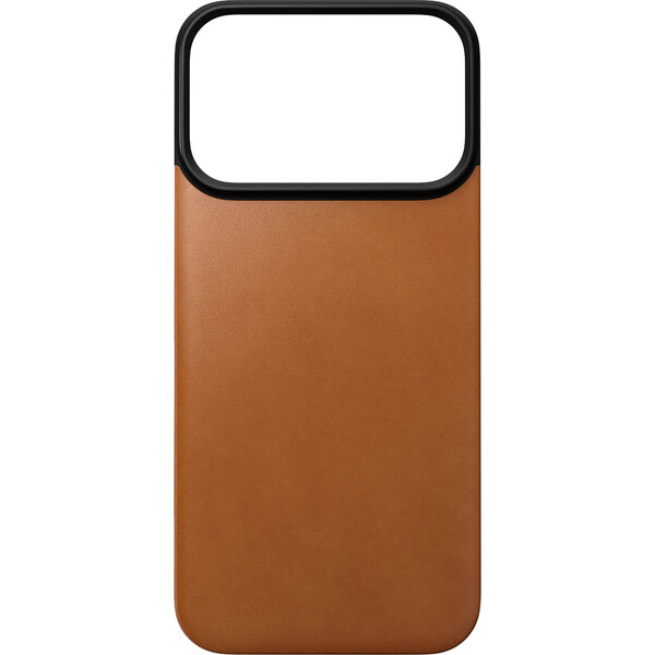 Nomad Magnetic Leather Back (Horween) MagSafe kožený kryt iPhone 18 Pro Saddle - Pouzdra - Obrázek c04753730c034d6b9468d1ad2abc8689