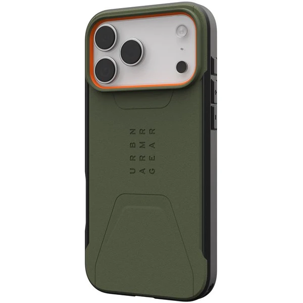 UAG Civilian Magsafe kryt iPhone 17 Pro Max zelený/oranžový - Pouzdra - Obrázek c055a47502fd4cba8ad589b9b090c769
