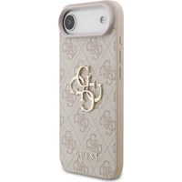 Guess PU 4G Metal Logo kryt iPhone Air růžový - Pouzdra