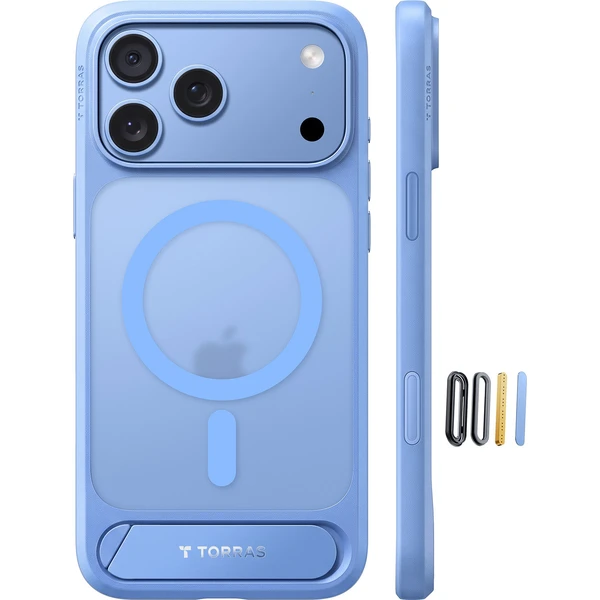Torras Ostand L1 MagSafe kryt iPhone 18 Pro Max modrý - Pouzdra - Obrázek c0712b6b6b404877afcaf2ac46129eb3