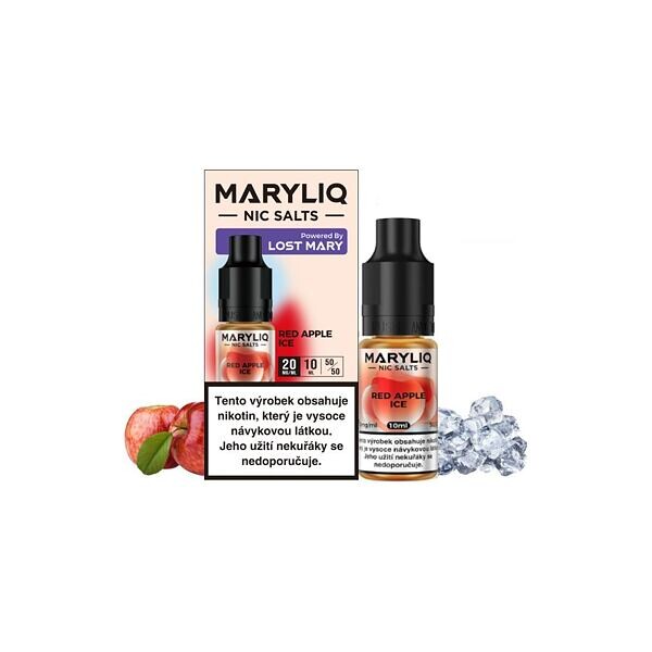 Maryliq Salt Ledové červené jablko 10ml (20mg)