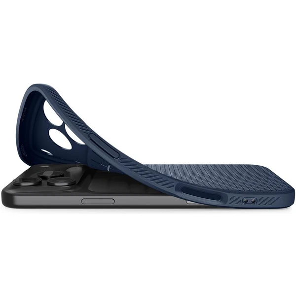 Spigen Liquid Air kryt iPhone 17 Pro navy blue - Pouzdra - Obrázek c07d235f2d5948b79232c6d90a8e1217