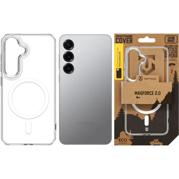 Tactical MagForce 2.0 MagSafe kryt Samsung Galaxy S25 stříbrný - Pouzdra - Obrázek c081ee7710ab4e08a36e8c73ee8778e3
