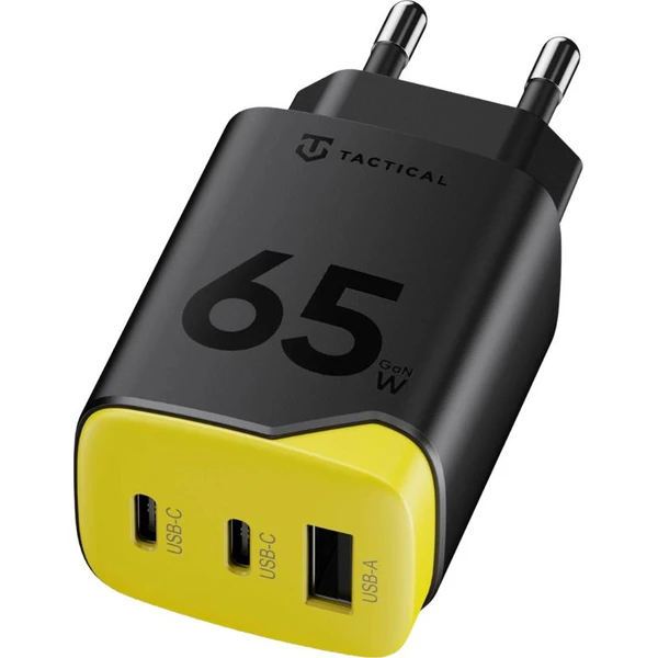 Tactical Minimi GaN 65W nabíjecí adaptér (2xUSB-C, 1xUSB-A) černý - Nabíječky - Obrázek c092a53a77b944fab76b49bd1276d2e4