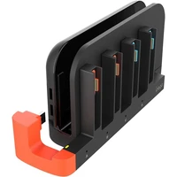 iPega SW2185 Nabíjecí Stanice pro JoyCon Ovladače Nintendo Switch 2 černá - Nabíječky