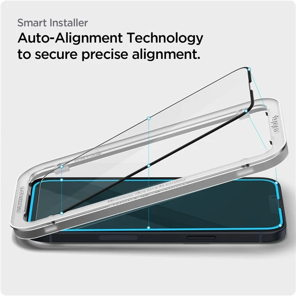 Spigen Glass tR AlignMaster HD tvrzené sklo iPhone 14/13 Pro/13 - Ochranné folie a skla - Obrázek c0dfdffd595444a789c68c7276063b31