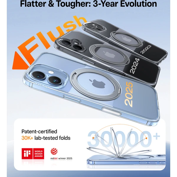 Torras Ostand Pro MagSafe kryt iPhone 17 clear - Pouzdra - Obrázek c105f9c71c5f4f55baacf5fca5a5e7da
