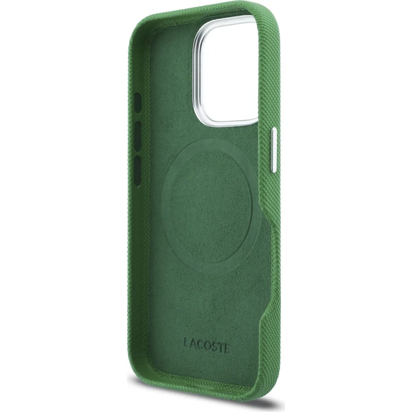 Lacoste PVC Iconic Petit Pique Metal Logo MagSafe kryt iPhone 16 Pro Max zelený - Pouzdra - Obrázek c13e95aa4ff44612824654afab2f7f41