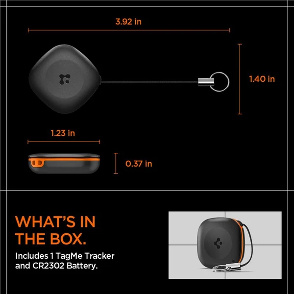 Spigen Bluetooth Tracker TagMe lokátor s Apple Find My černý - Lokátory - Obrázek c150e74f3a1a4b268aa34acb89735dd0