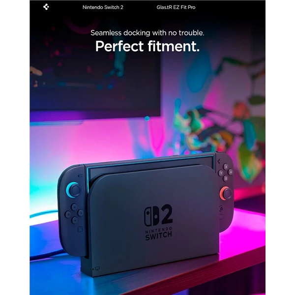 Spigen Glass tR EZ Fit Pro tvrzené sklo 2 Pack Nintendo Switch 2 - Ochranné folie a skla - Obrázek c167636a54e144df8532312d9511bc11