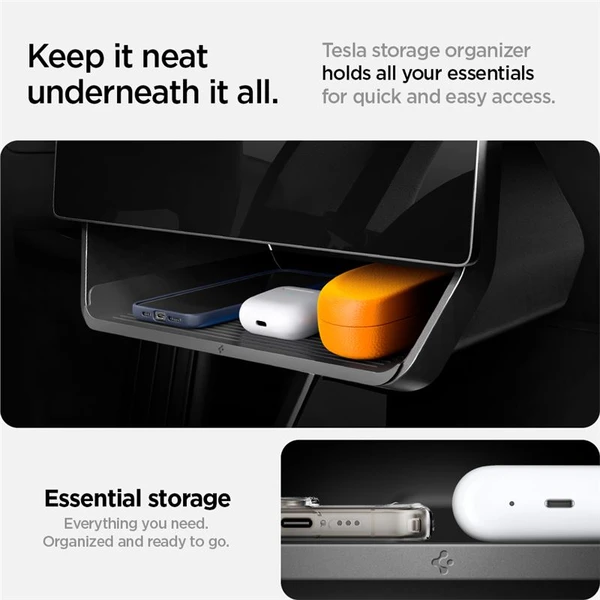 Spigen Under Screen Storage organizér pod displej Tesla Model Y/3 černý - Vychytávky - Obrázek c17f1d38f06b4eb5bbbf512582d71bfc