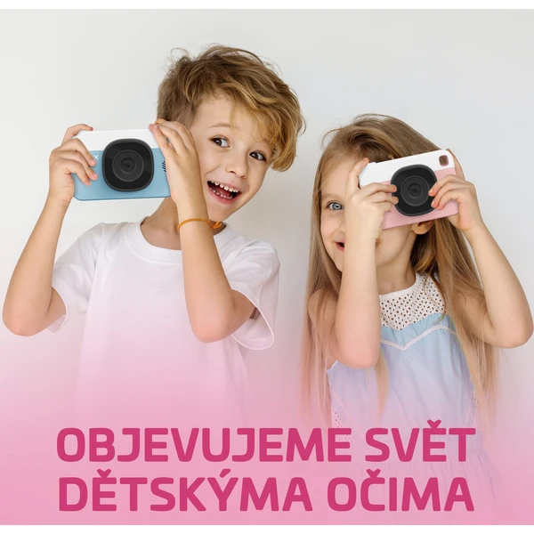 LAMAX PixelKid1 dětský fotoaparát růžový - Fotoaparáty - Obrázek c1882edfea144daaa13214707a24805d